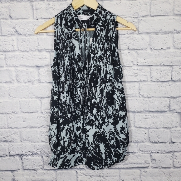 Proenza Schouler Georgette tie front top - Picture 3 of 8